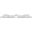 Ghirlanda inseriabila, 100 LED, alb, pt exterior 1